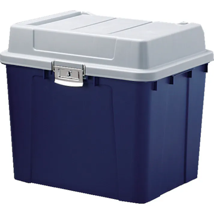 【CAINZ-DASH】アイリスオーヤマ 201782 多目的屋外収納 密閉バックルストッカー548×470×498 青 KB-540-B【別送品】