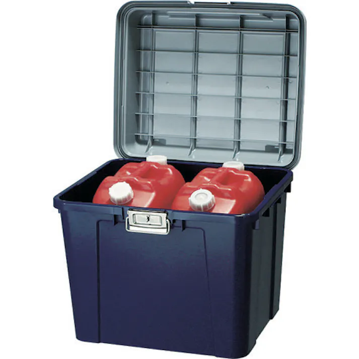 【CAINZ-DASH】アイリスオーヤマ 201782 多目的屋外収納 密閉バックルストッカー548×470×498 青 KB-540-B【別送品】