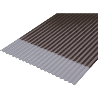 【CAINZ-DASH】アイリスオーヤマ ５４２４８９　軽量ポリカ波板　６尺　ブロンズ【別送品】