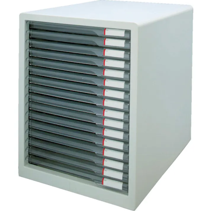 【CAINZ-DASH】アイリスオーヤマ 245956 レターケース 16段 L-16SSR ライトグレー L-16SSR-LGY【別送品】