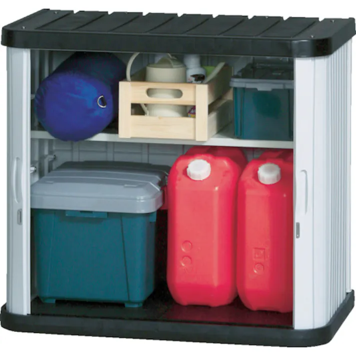 【CAINZ-DASH】アイリスオーヤマ 201583 ミニロッカー ML-800V ブラック ML-800V【別送品】