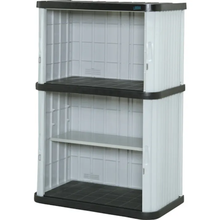 【CAINZ-DASH】アイリスオーヤマ 201589 ミニロッカー ML-1400V ブラック/グレー ML-1400V-B/G【別送品】