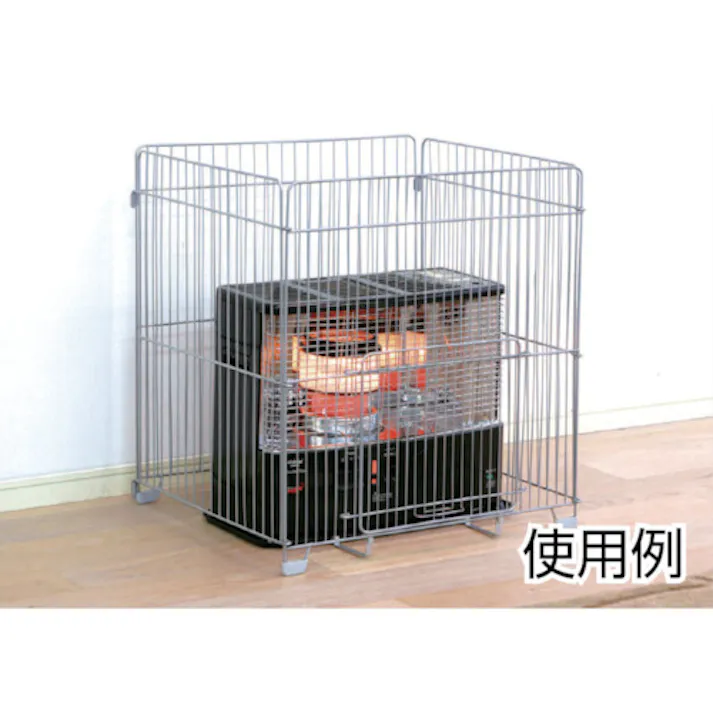 【CAINZ-DASH】アイリスオーヤマ 249665 ストーブガード STG-650N シルバー STG-650N【別送品】