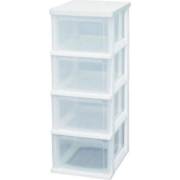 【CAINZ-DASH】アイリスオーヤマ 221310 ウッドトップチェスト ホワイト WTS-304-WH WTS-304-WH【別送品】