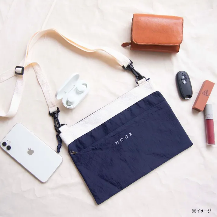 NOOK サコッシュ ネイビー