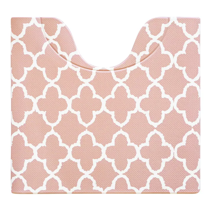 スキマにピタっ!拭けるPVCトイレマット モロッカン