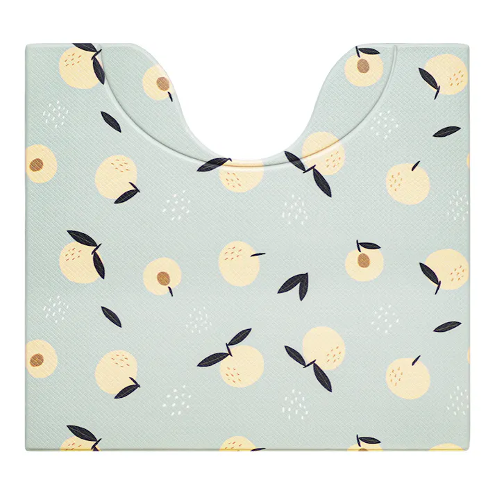 スキマにピタっ!拭けるPVCトイレマット フルーツ