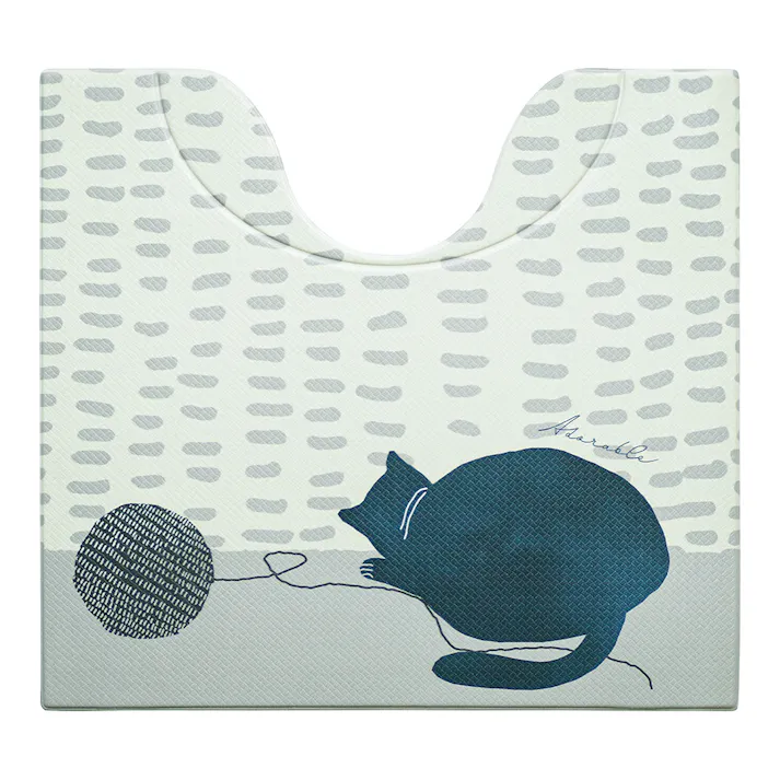 スキマにピタっ!拭けるPVCトイレマット シピ