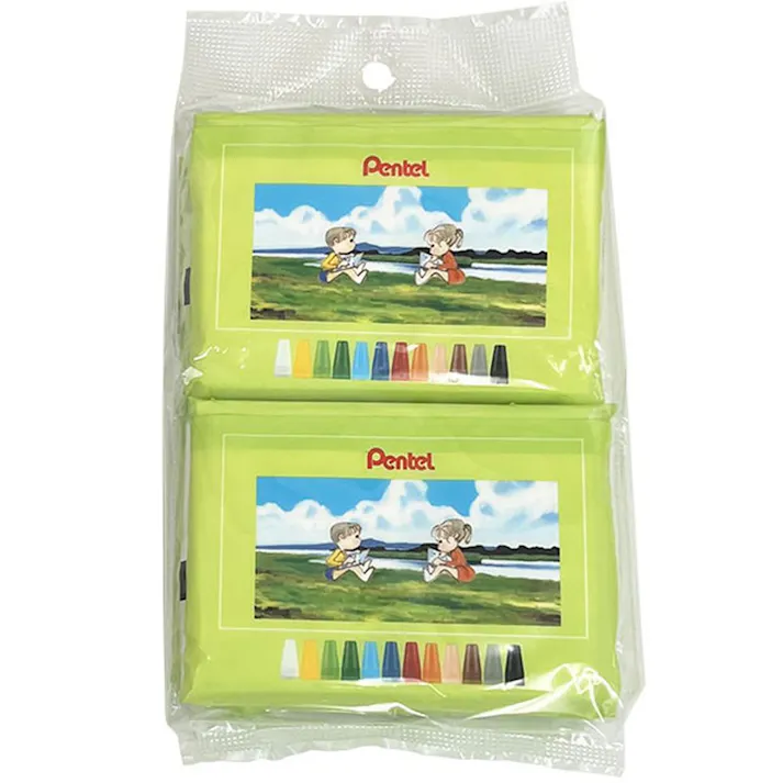 限定 ポケットティッシュ 6個パック ぺんてるくれよん