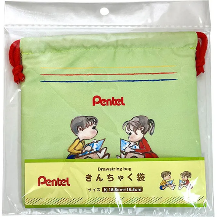 限定 きんちゃく袋 ぺんてるくれよん