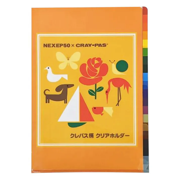 限定 3ポケットクリアホルダー サクラクレパス