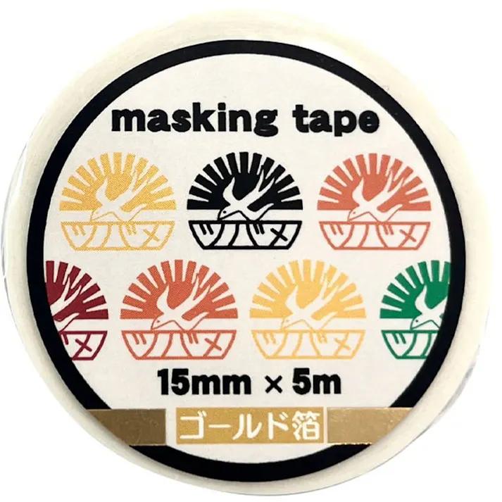 限定 マスキングテープ 15mm×15m ツバメノート