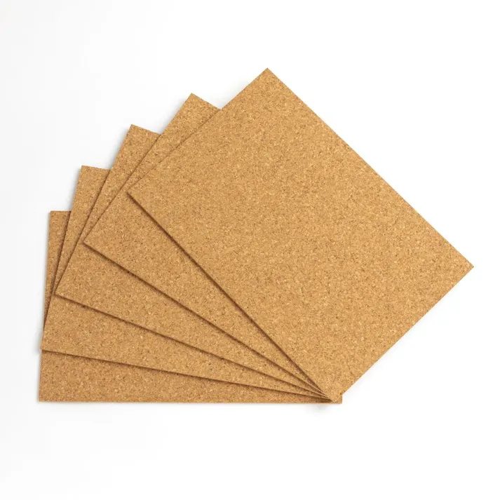 コルクシートパック 5枚入り 幅300mm 長さ450mm 厚6mm(1枚当たり)