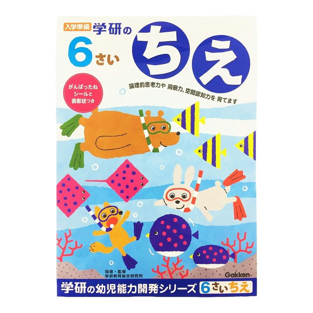 11B級 かず・ちえ 幼児向け 6冊セット 学研 6歳のワーク(ちえ) | 文房具・事務用品 通販 | ホームセンターの