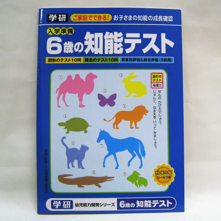 学研 知能テスト6歳 青