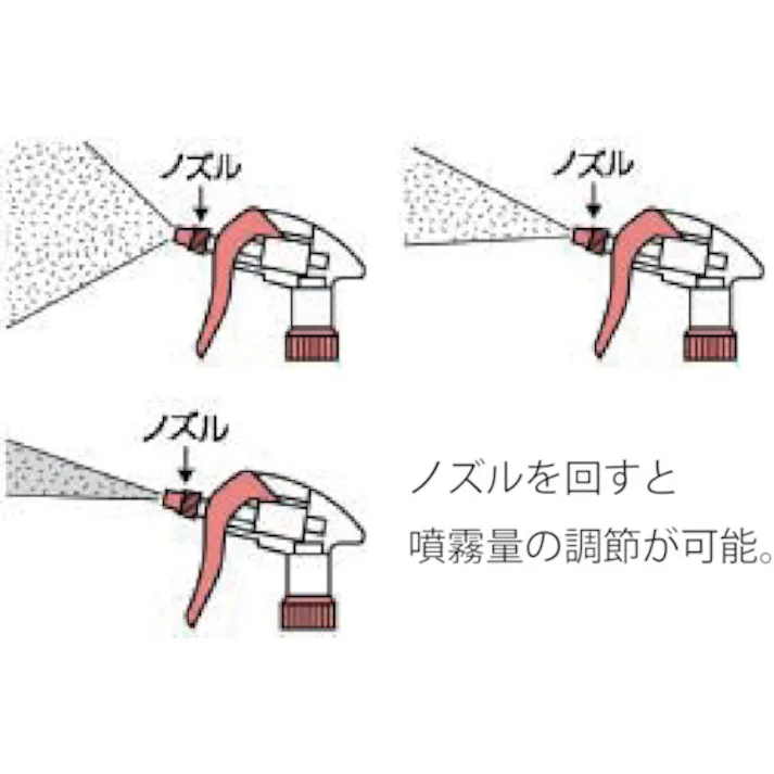 【CAINZ-DASH】山崎産業 スプレー容器 キャニオンスプレー H-500 レッド C356-000X-MB-R【別送品】