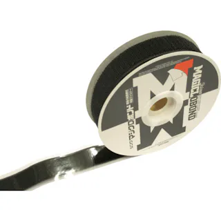 【CAINZ-DASH】伸和 マジクロボンド メス 強粘着付 25mm×5m 黒 2W3L5UC-255-BK【別送品】
