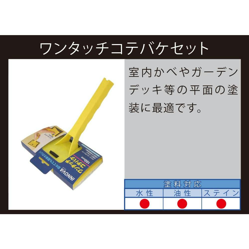 ワンタッチコテバケセット 150mm｜ホームセンター通販【カインズ】