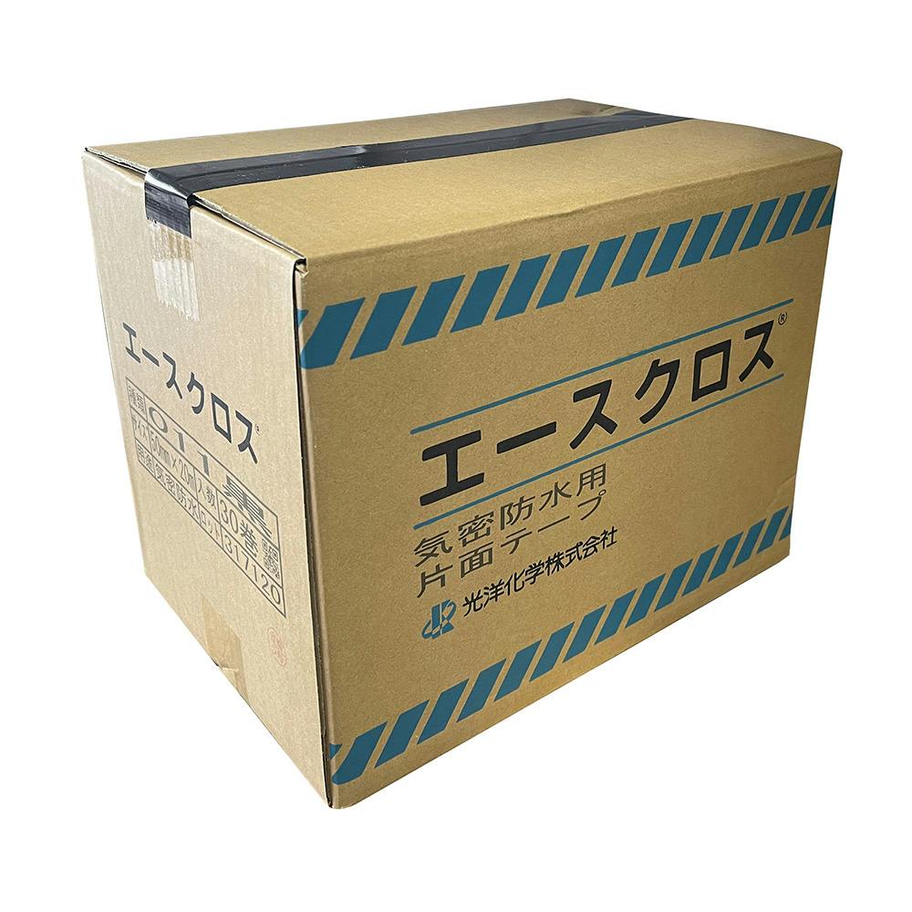 光洋化学 エースクロス 機密防水用片面テープ 011 黒 50mm×25m 光洋化学 エースクロス 機密防水用片面テープ 011 黒 50mm×25m