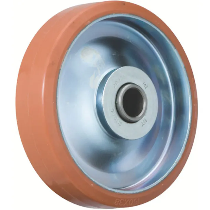 【CAINZ-DASH】イノアック車輪 中荷重用キャスター ログラン(ウレタン)車輪のみ Φ100 P-100W【別送品】