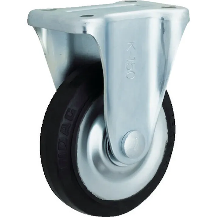 【CAINZ-DASH】イノアック車輪 中荷重用キャスター 固定金具付 Φ100 GR-100WK【別送品】