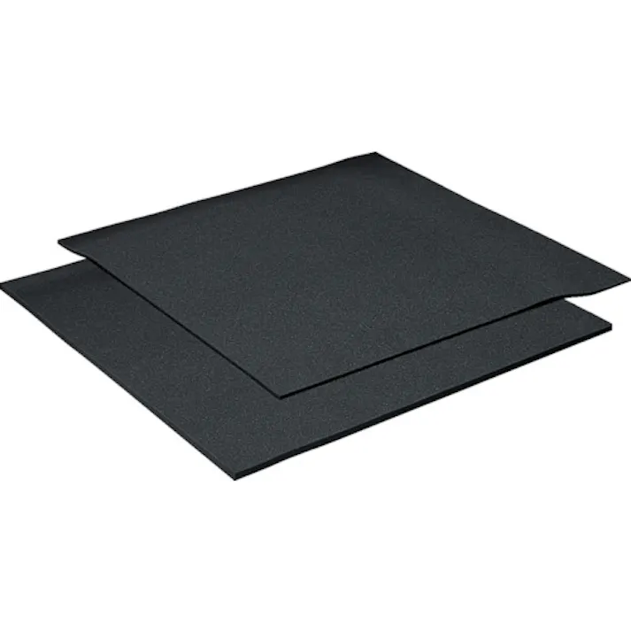 【CAINZ-DASH】イノアックコーポレーション カームフレックス F-2 黒 40x1000x1000 片面粘着付 F-2-40N【別送品】