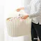折りたためるランドリーバスケット 38L アイボリー