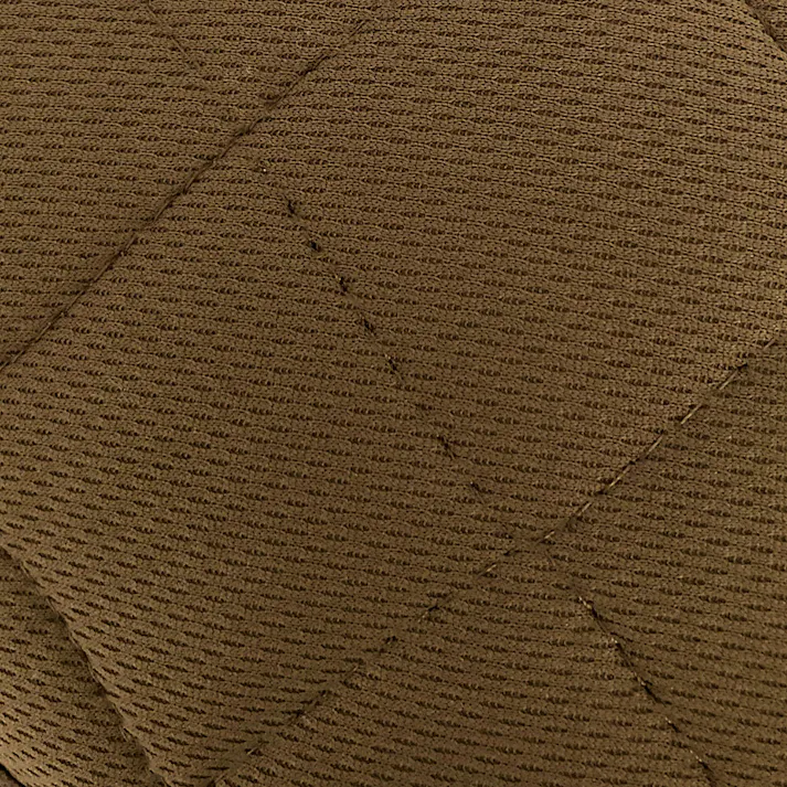 さらっとした肌触りのニットメッシュ敷パッド ブラウン シングル 100×200cm