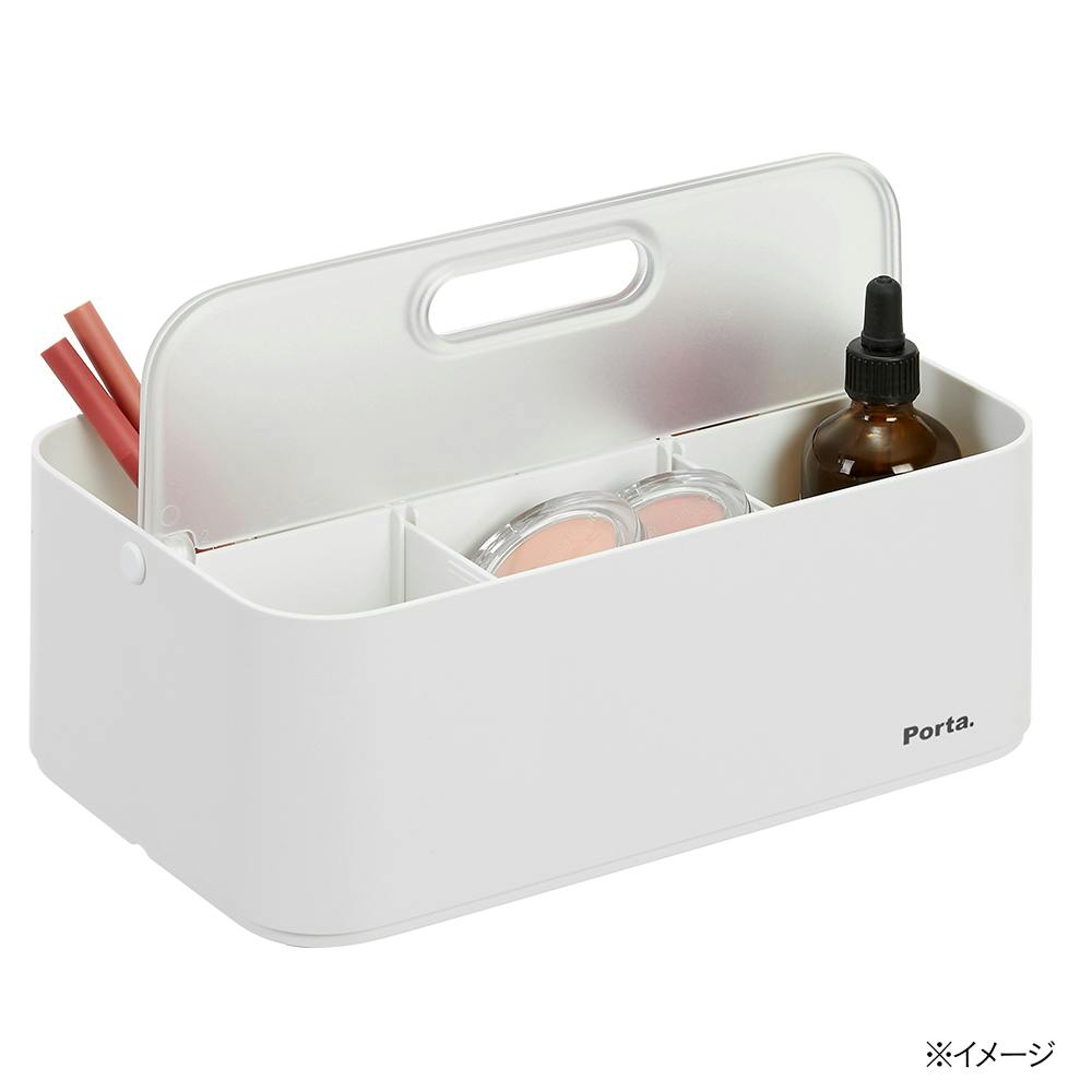 ポルタ フォールド ホワイト/クリア(販売終了) | 卓上収納