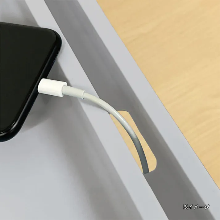 折りたたみコンパクトテーブル グレー