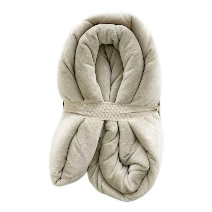 両面使えるもちもち敷パッド ニットワッフル S ベージュ