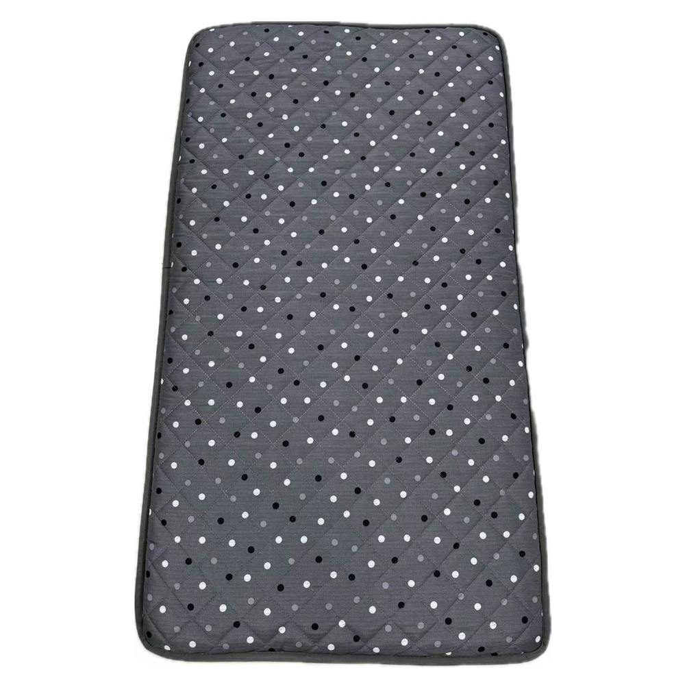 3層ロングフロアクッション ドットブラック
