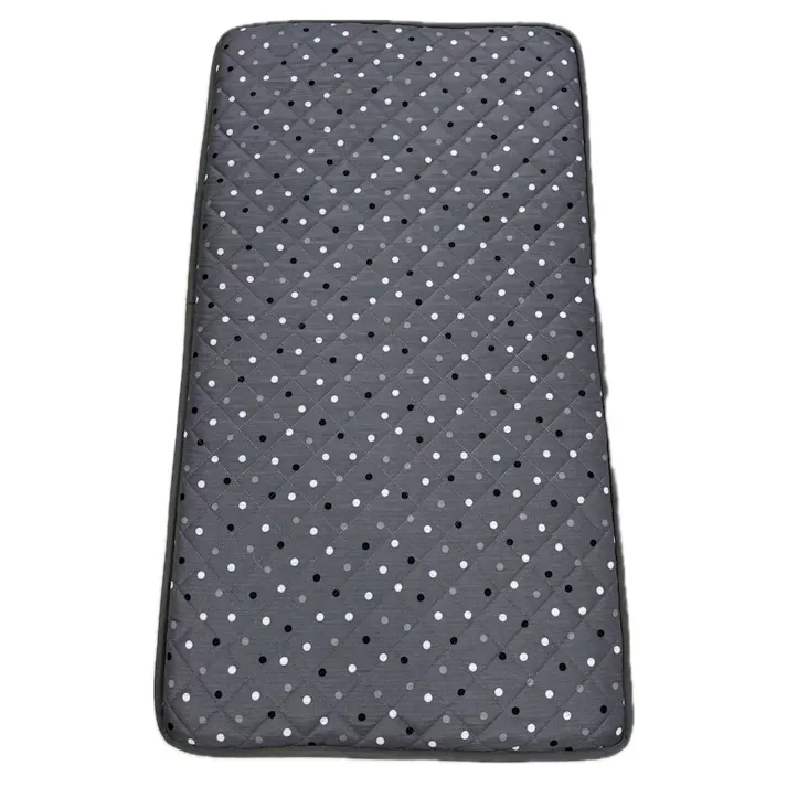 3層ロングフロアクッション ドットブラック