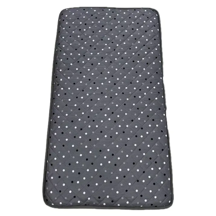 3層ロングフロアクッション ドットブラック