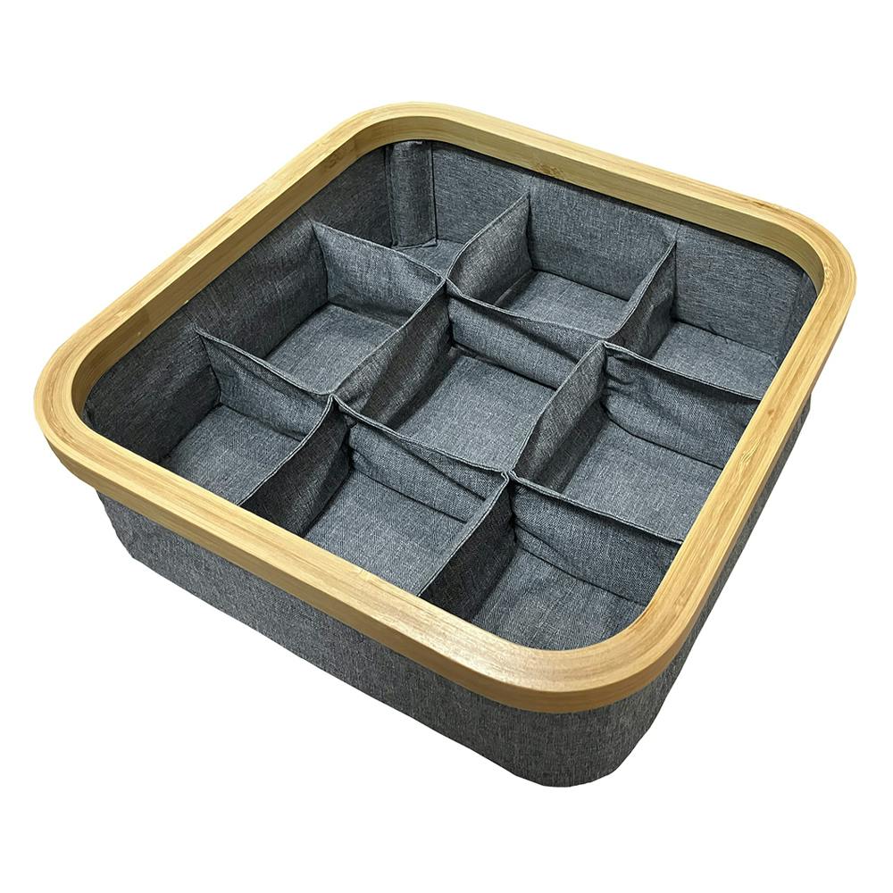 竹収納バスケット 9マス | バスケット・ランドリー収納 通販