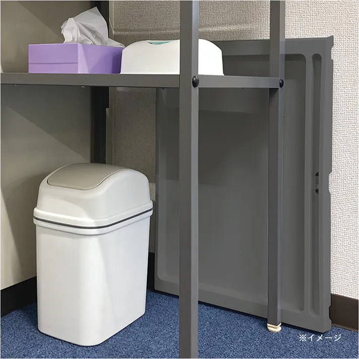 折りたたみコンパクトテーブル 幅53.5cm 奥行35.5cm 高さ26cm シックグレー