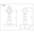 【CAINZ-DASH】清水 クロームブラケット　Φ１０　通 CR-B-10-TO【別送品】