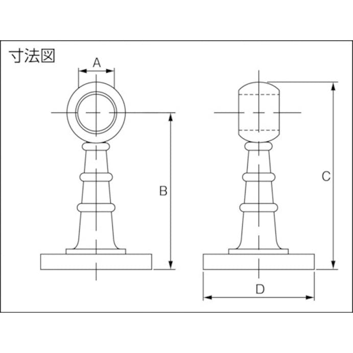 【CAINZ-DASH】清水 クロームブラケット　Φ１６　通 CR-B-16-TO【別送品】