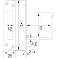 【CAINZ-DASH】清水 鉄ユニクロ座付貫抜　４０　受 SH-KBU40R【別送品】