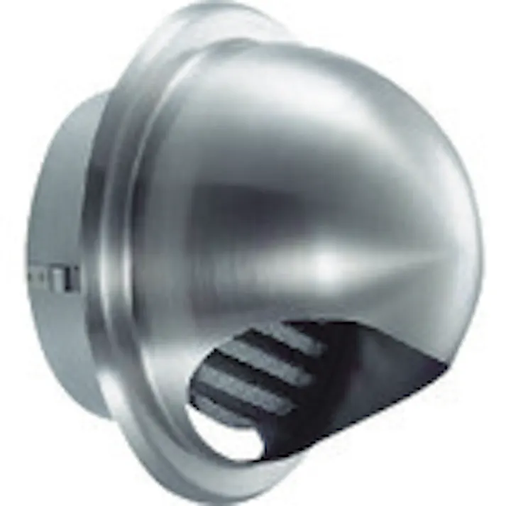 【CAINZ-DASH】宇佐美工業 ステンレス製丸型フード付ガラリ100 適用パイプ内径97~111mm GN-100S-HL【別送品】