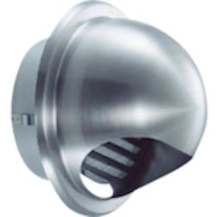 【CAINZ-DASH】宇佐美工業 ステンレス製丸型フード付ガラリ150 適用パイプ内径145~160mm GN-150S-HL【別送品】