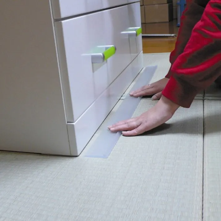 【CAINZ-DASH】清水 家具ストップマン 600 クリア(パック入) SO-KS600C(P)【別送品】