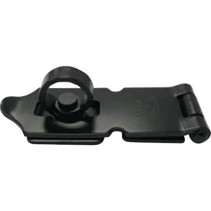 【CAINZ-DASH】清水 鉄ストロング掛金 艶消黒 80mm SH-LK80BK【別送品】