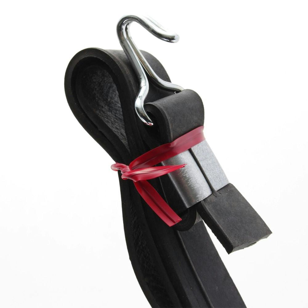 ゴムバンド 両端フック付 2本線 HR-1148 20mm×1m | 接着・補修・梱包