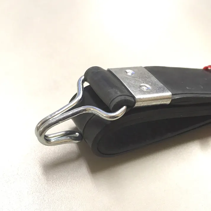 ゴムバンド 両端フック付 2本線 HR-1151 20mm×4m