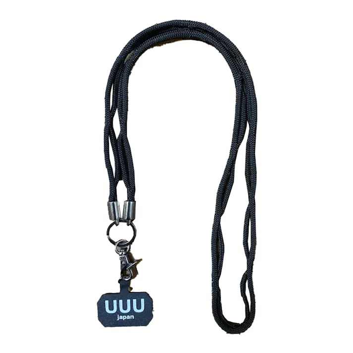 スマホショルダー ハンギングロープ ブラック