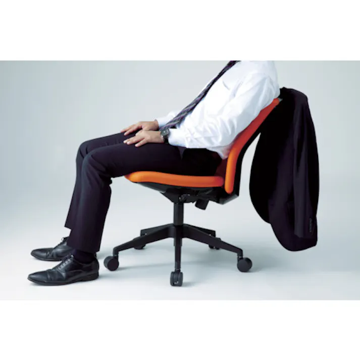 【CAINZ-DASH】アイリスチトセ ハンガー付回転椅子(フリーロッキング) ネイビー HG-X-CKR-46M0-F-N【別送品】