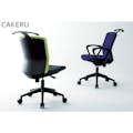 【CAINZ-DASH】ハンガー付回転椅子（フリーロッキング）　グレー【別送品】, , product