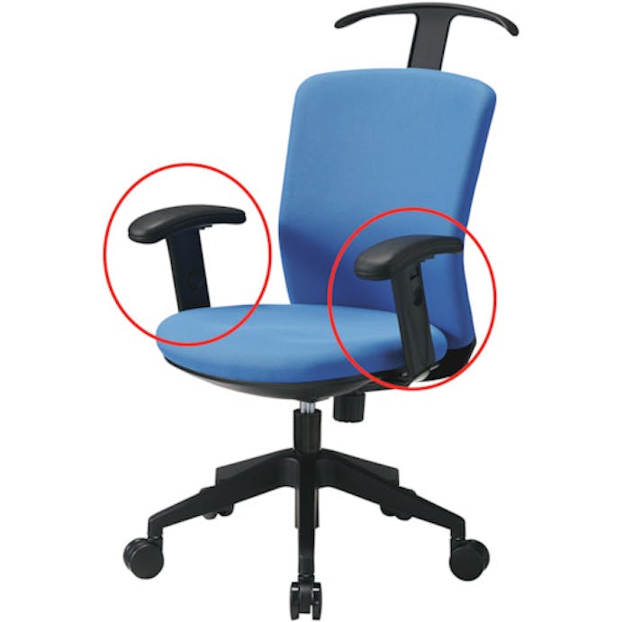 【CAINZ-DASH】回転椅子　ＨＧ１０００専用可動肘【別送品】