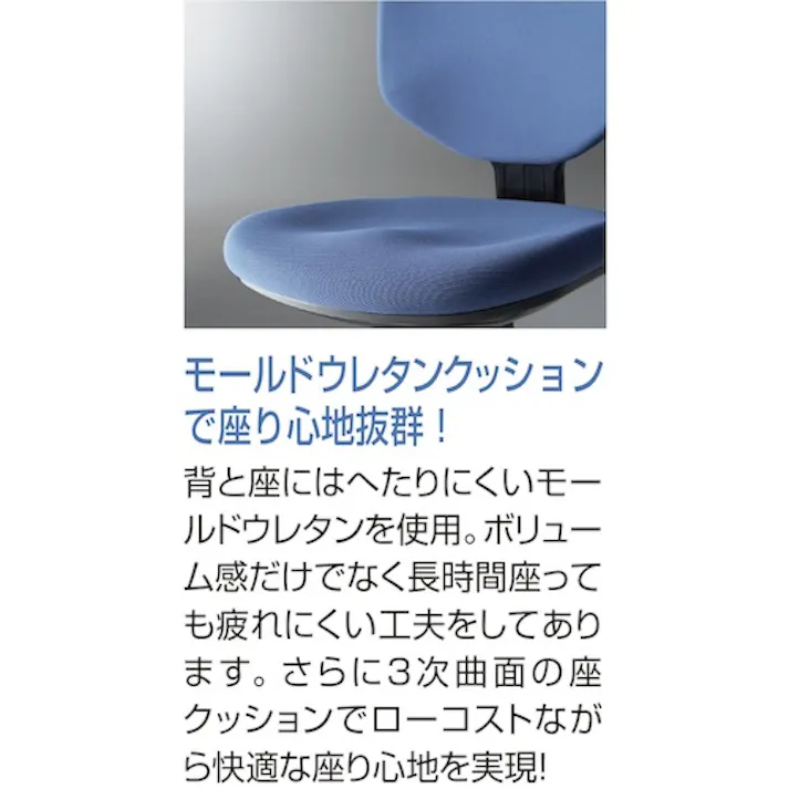 【CAINZ-DASH】アイリスチトセ 回転イス BIT-EX43L0-FGRY BIT-EX43L0-FGRY【別送品】